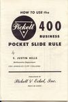 Pickett - 400 Business Slide Rules