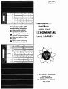 Pickett Exponential Ln-L Scale Supplement